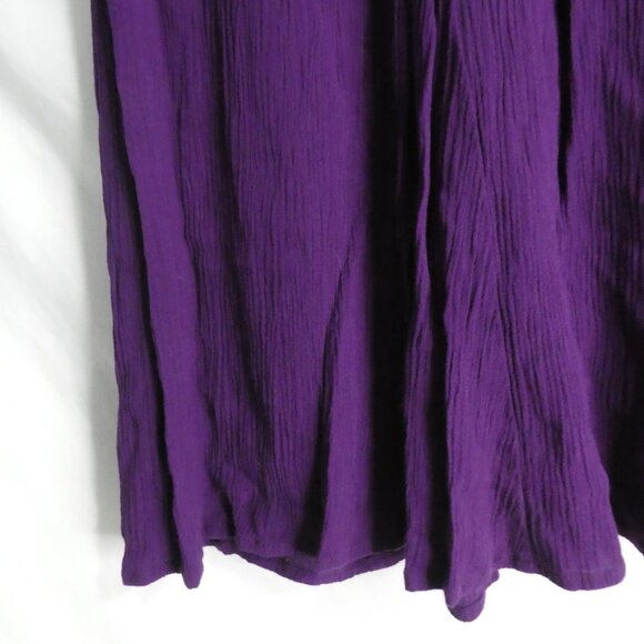 LAURA SCOTT | large | Textured Purple Skirt | 100% Recycled Bottle Material - Picture 14 of 16